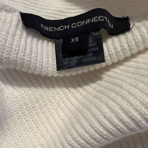 NWOT French Connection Caballo Floral-Lace Sleeve Sweater - Picture 7 of 9